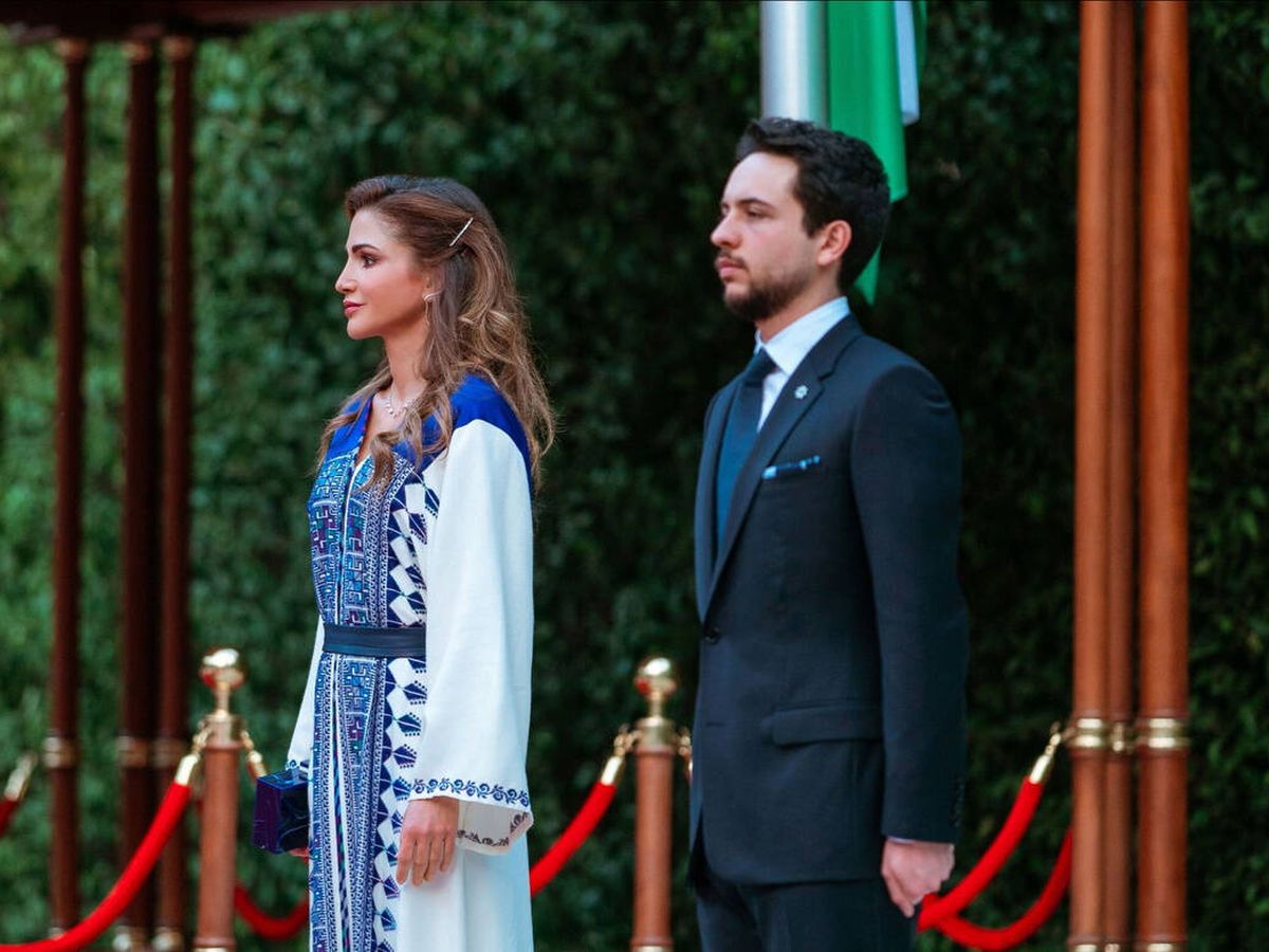 Foto: Rania y el príncipe Hussein, en una imagen de archivo. (Reuters)