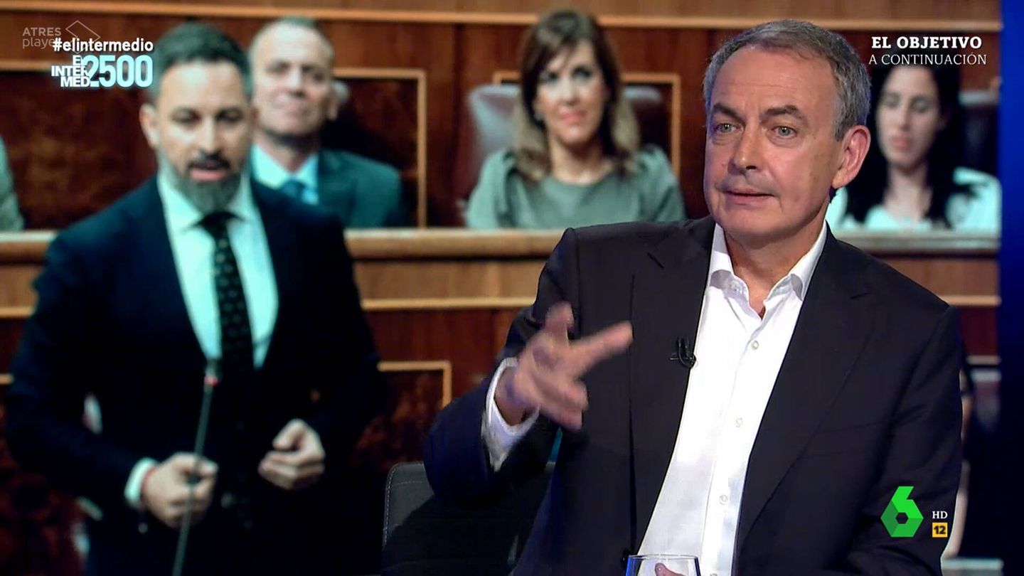 José Luis Rodríguez Zapatero, en 'El intermedio'. (Atresmedia)