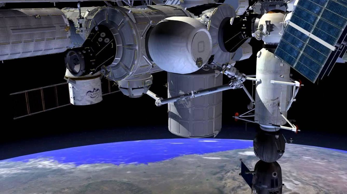 El módulo hinchable BEAM se acopla a la Estación Espacial Internacional. (NASA)