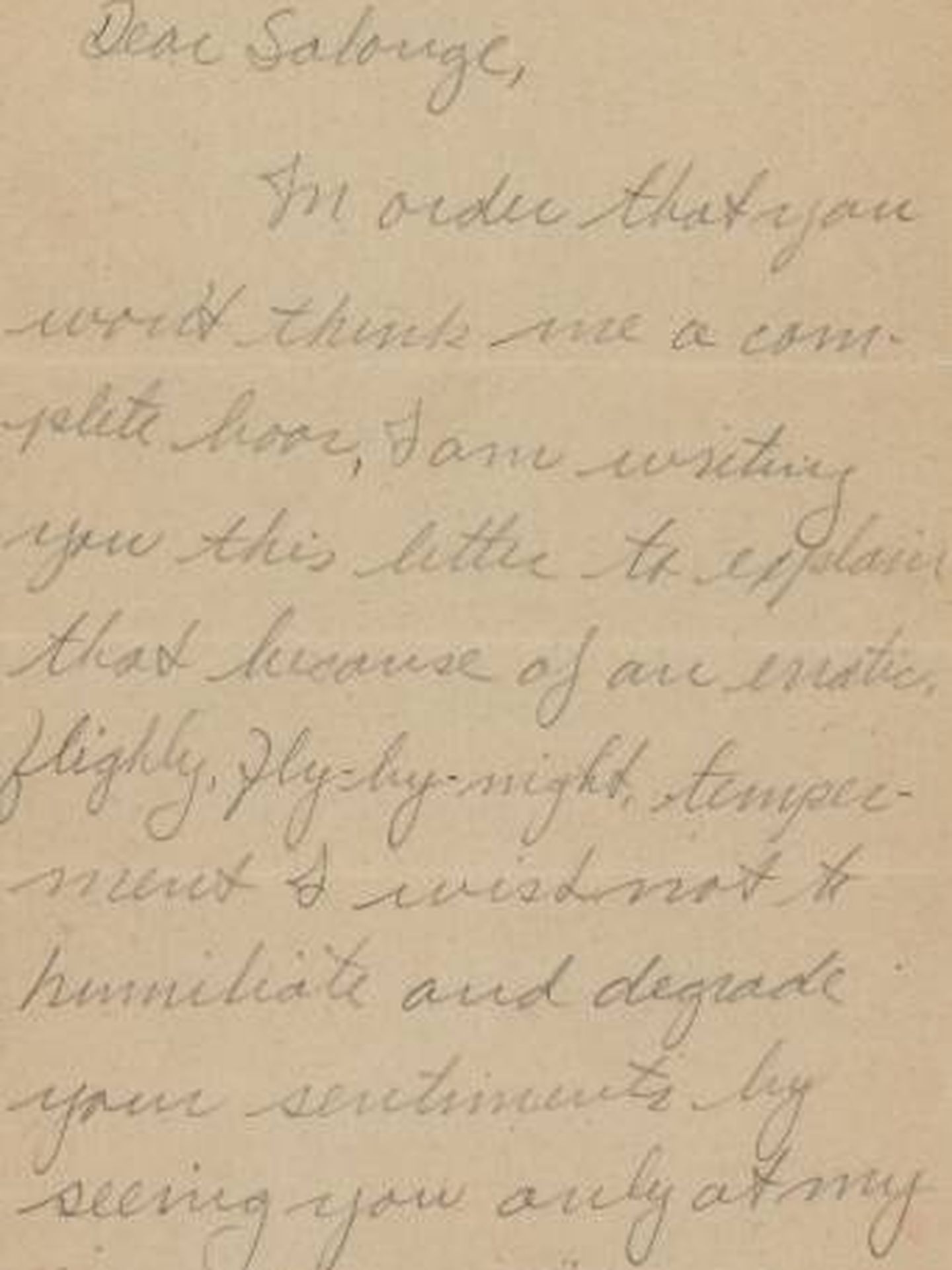 La carta de Brando a Podell. (RR Auctions)