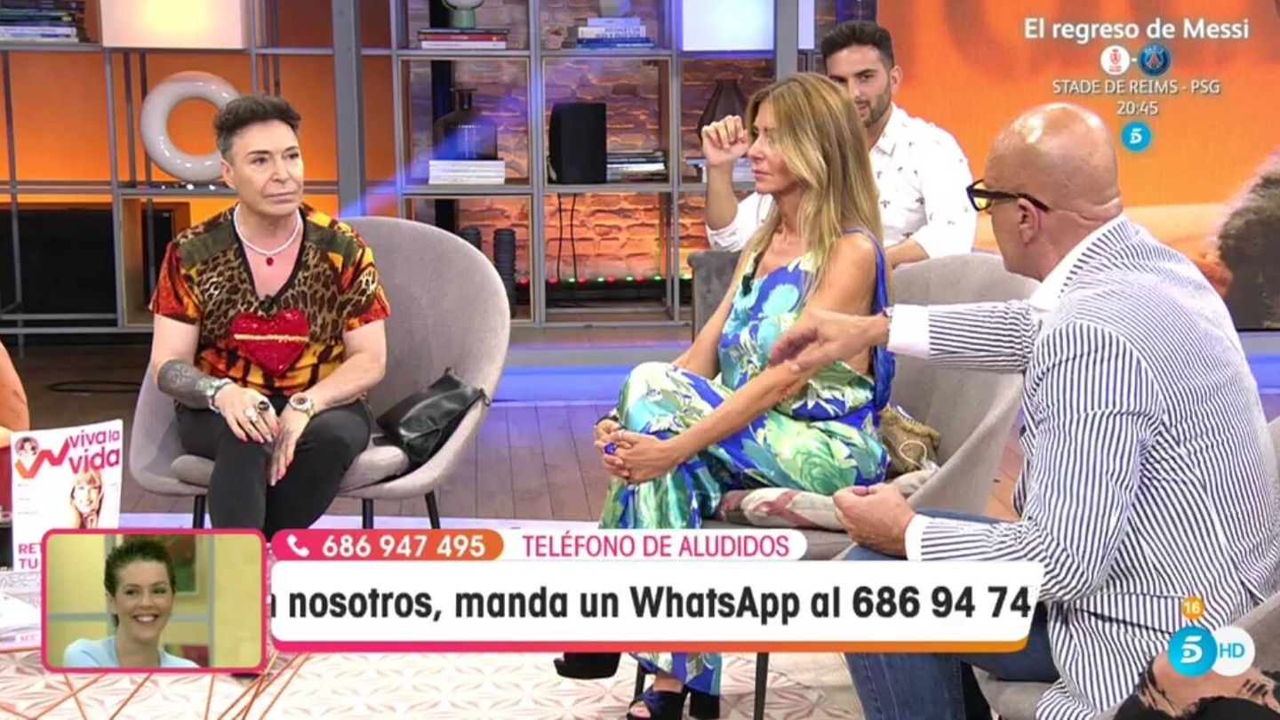 Joao y Kiko Matamoros, en 'Viva la vida'. (Telecinco).