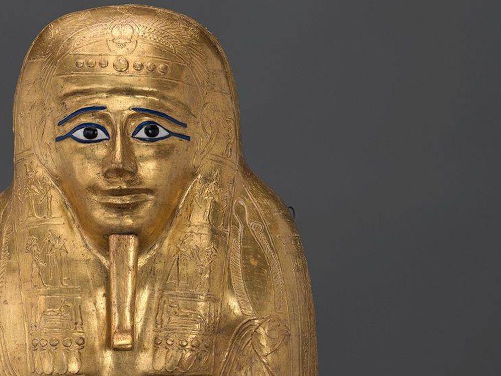 Foto: El sarcófago de la momia de Nedjemankh. (Met Museum)