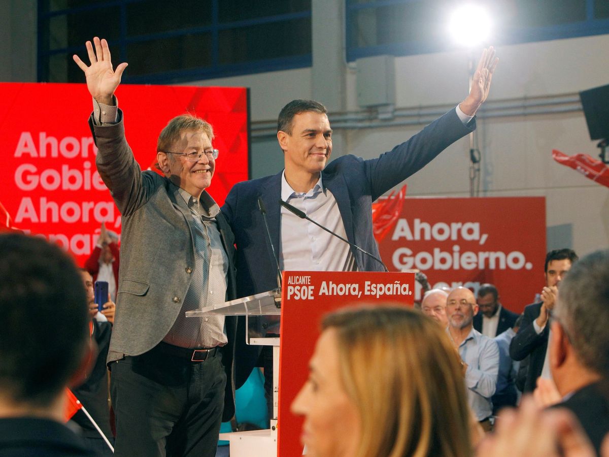 Foto: Ximo Puig y Pedro Sánchez. (EFE)