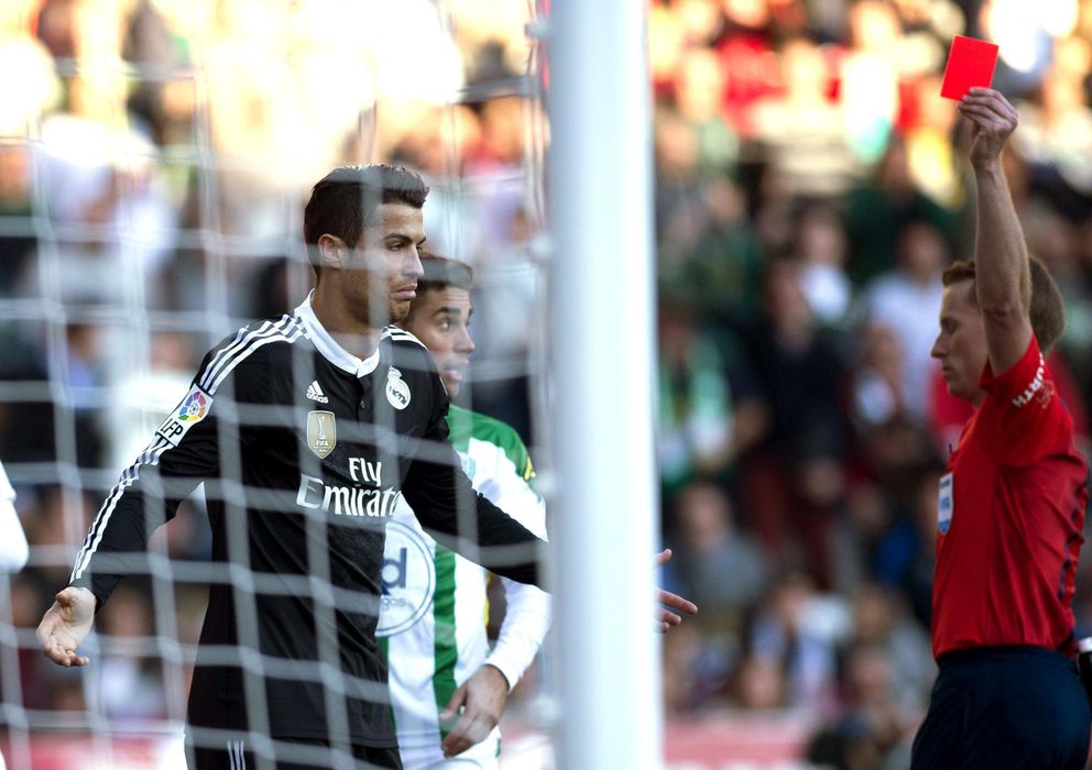 Foto: Cristiano Ronaldo se perderá dos partidos tras su expulsión ante el Córdoba.