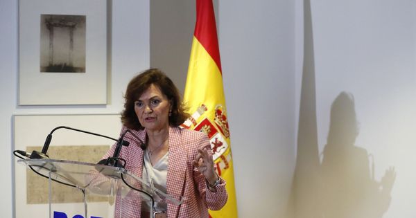 Foto: La vicepresidenta del Gobierno, Carmen Calvo. (Efe)
