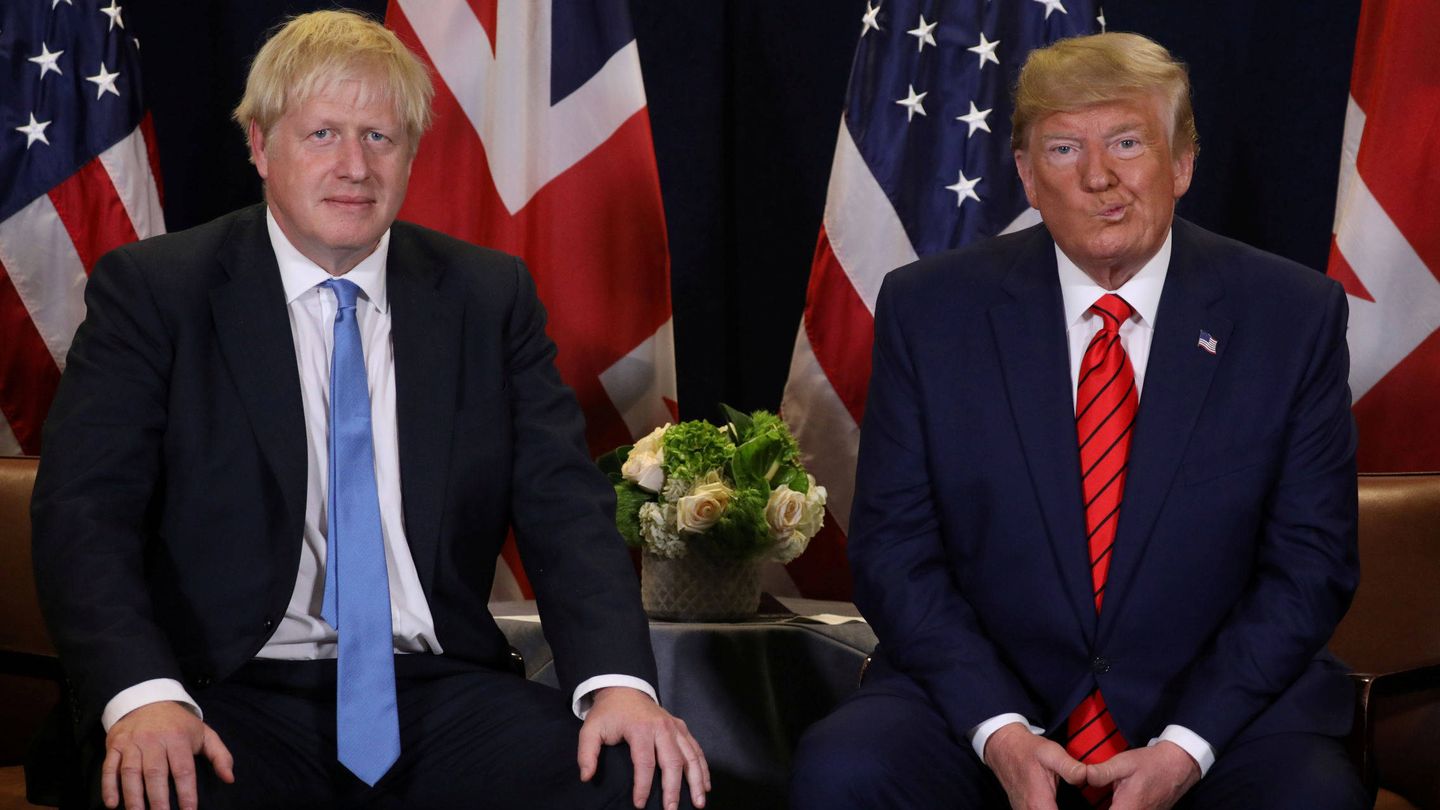 Boris Johnson y Donald Trump. (Reuters)
