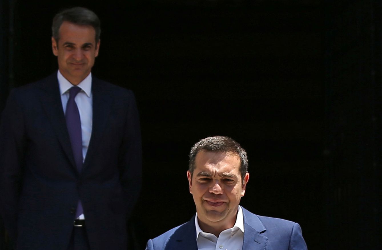 Alexis Tsipras Outgoing Prime Minister Alexis Tsipras leaves the Maximos Mansion after a meeting with newly-appointed Greek Prime Minister Kyriakos Mitsotakis, in Athens, Greece July 8, 2019. REUTERS Costas Baltas