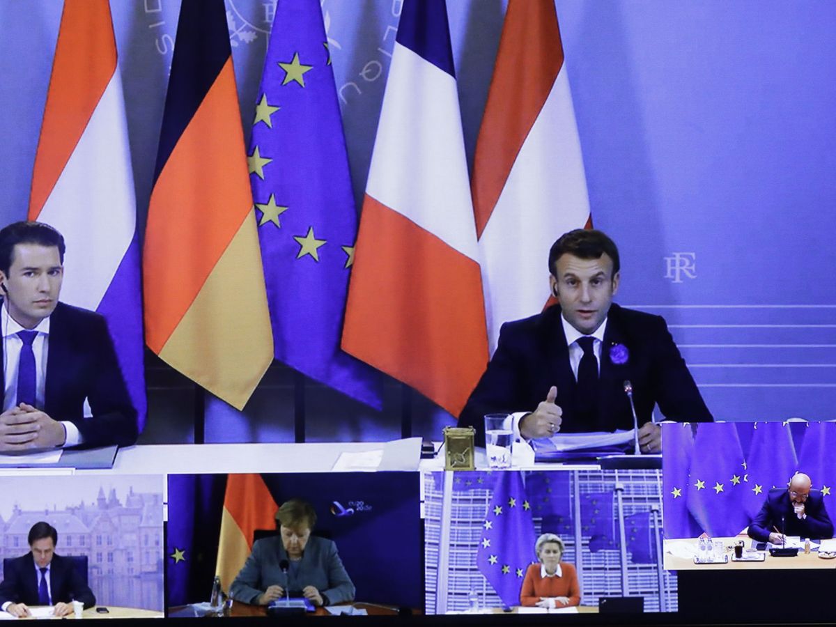 Foto: Algunos líderes europeos durante una conferencia sobre la lucha contra el terrorismo. (EFE)