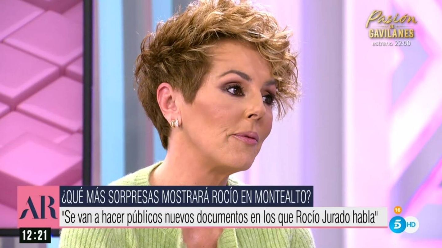 Rocío Carrasco en 'El programa de Ana Rosa'. (Mediaset España)