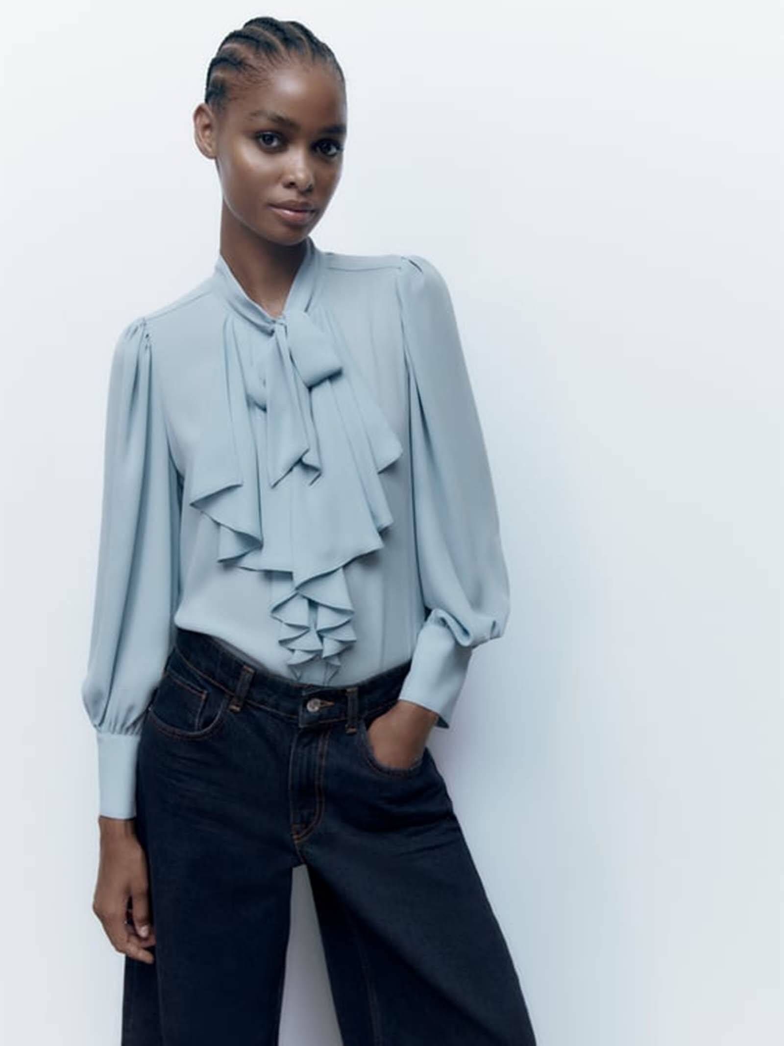 Las 7 blusas de las novedades de Zara para mujeres de 20 a 60 años. (Cortesía)