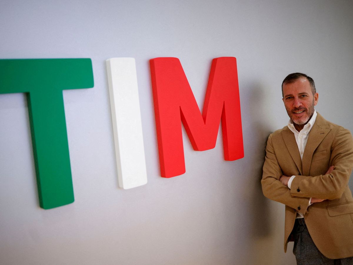 Foto: Pietro Labriola, CEO de Telecom Italia. (Reuters/Guglielmo Mangiapane)
