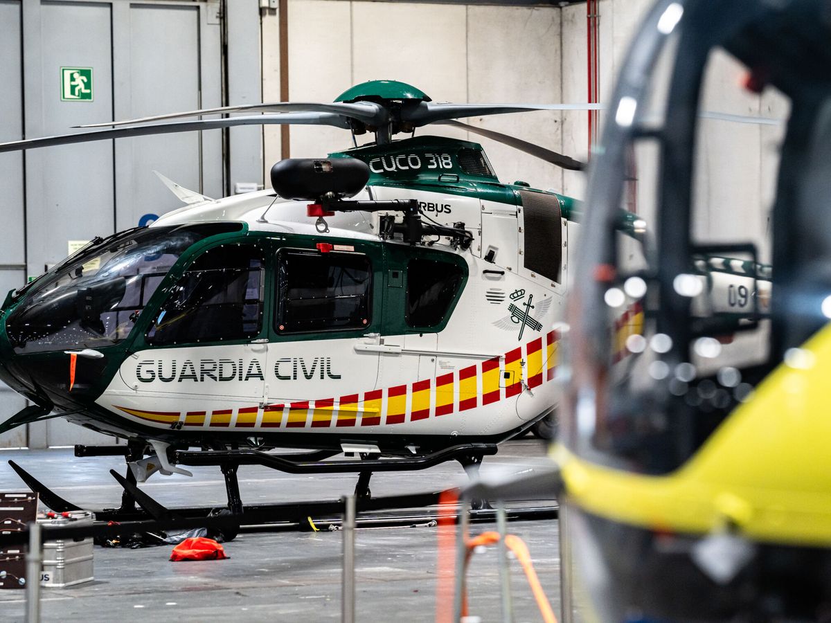 Foto: Un helicóptero de la Guardia Civil en una imagen de archivo. (Europa Press/Diego Radamés)