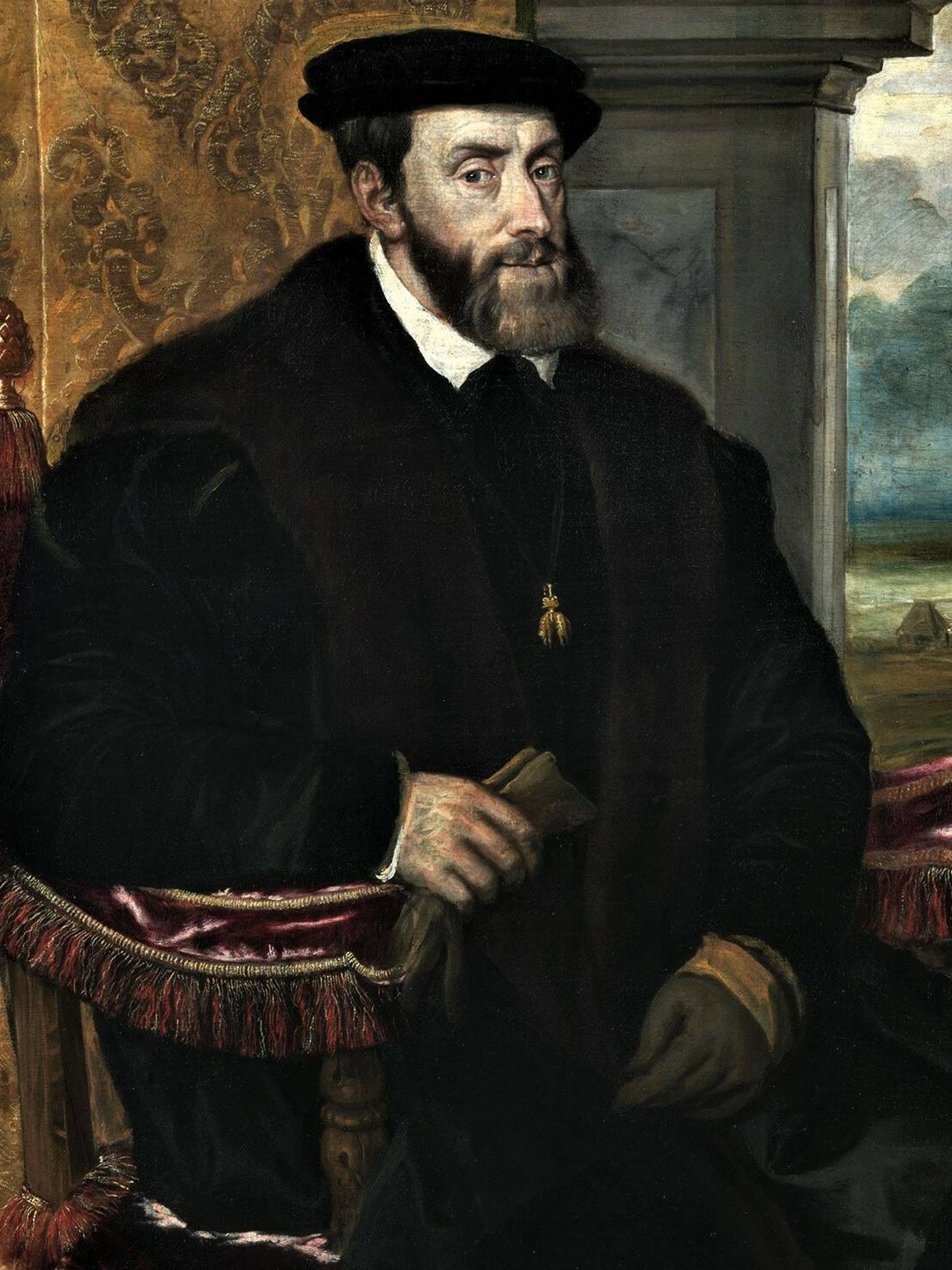 Carlos V. (Atribuido a Tiziano)