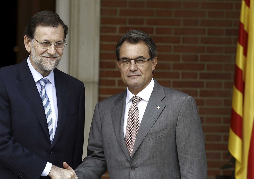 Foto: Uno de los últimos encuentros entre Mariano Rajoy y Artur Mas (EFE)