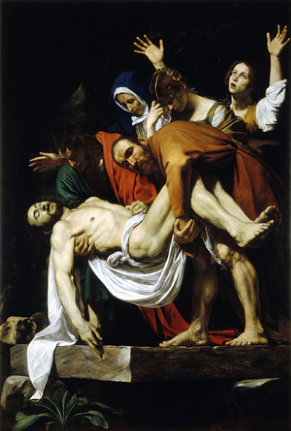Foto: El Museo del Prado recibe 'El Descendimiento' de Caravaggio, obra maestra procedente del Vaticano
