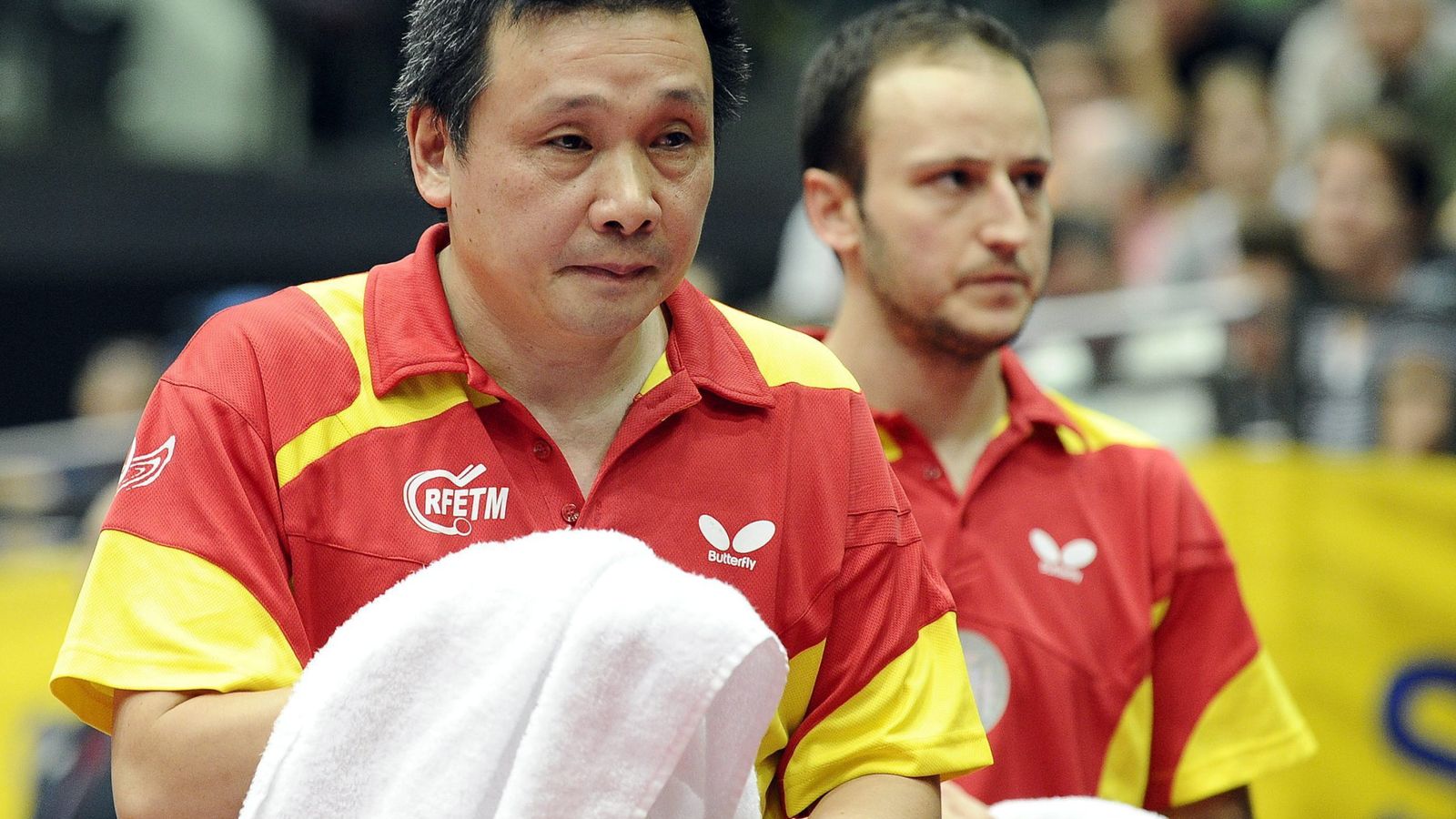 Foto: El chino nacionalizado con España, durante un torneo europeo (Hans Punz/EFE)