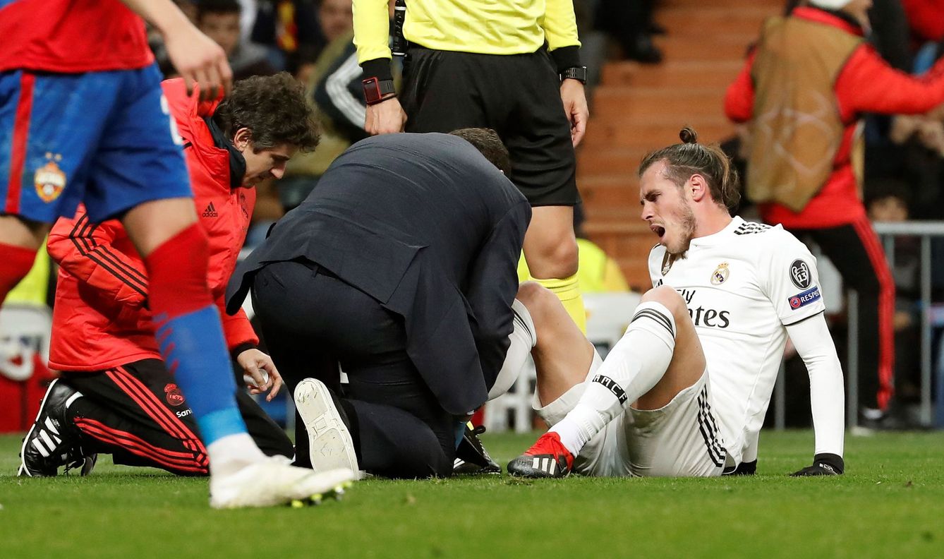 Bale se duele del tobillo. (EFE) 