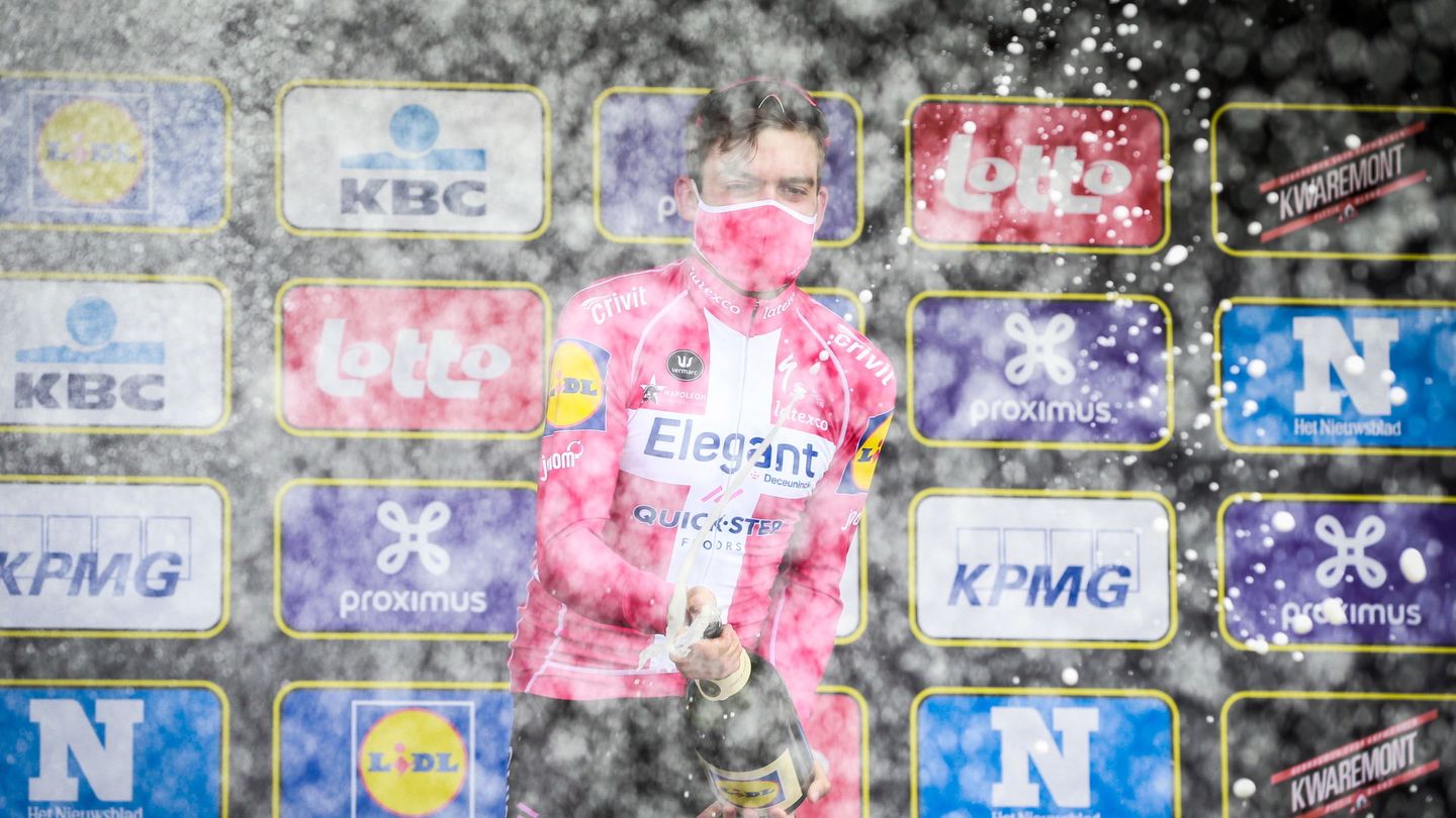 Kasper Asgreen, flamante ganador de la edición número 105 de la Ronde van Vlaanderen. (Efe)