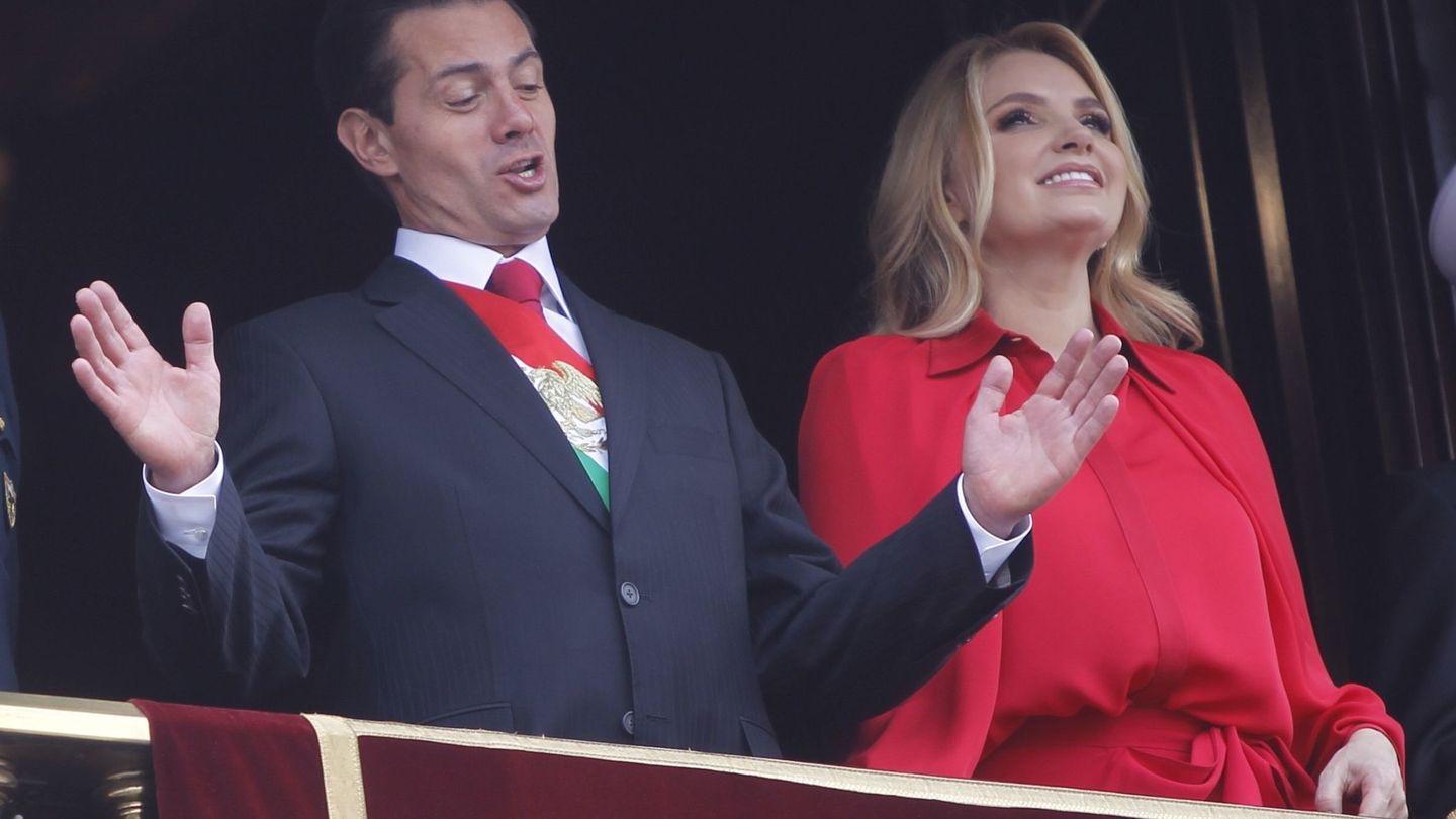 Angélica Rivera y Peña Nieto, en septiembre. (EFE)