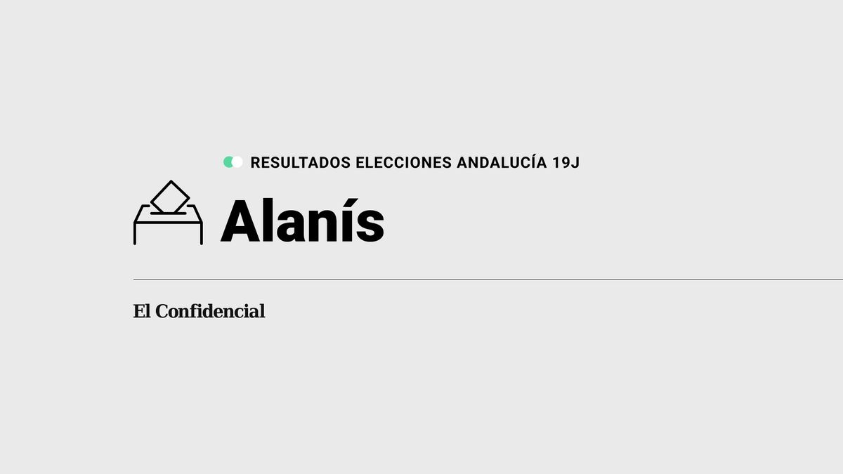 Resultados en Alanís de elecciones en Andalucía: el PP, partido más votado