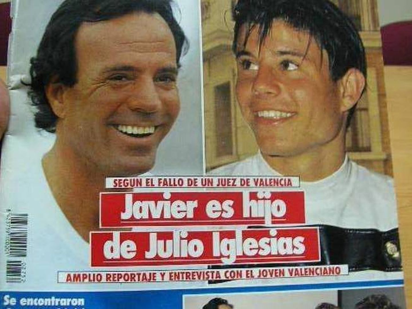 Javier Sánchez y Julio Iglesias en la portada de 'Semana'.