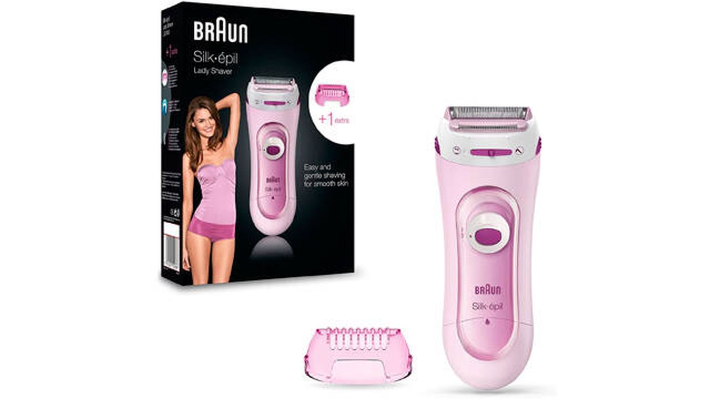 Máquina eléctrica para afeitar femenina Braun Silk-épil Lady Shaver