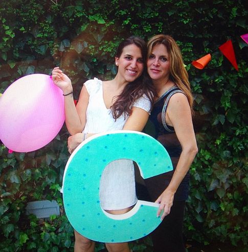 Foto: Nuria Soler y su hija Carlota este fin de semana en la 'baby shower' (Instagram)