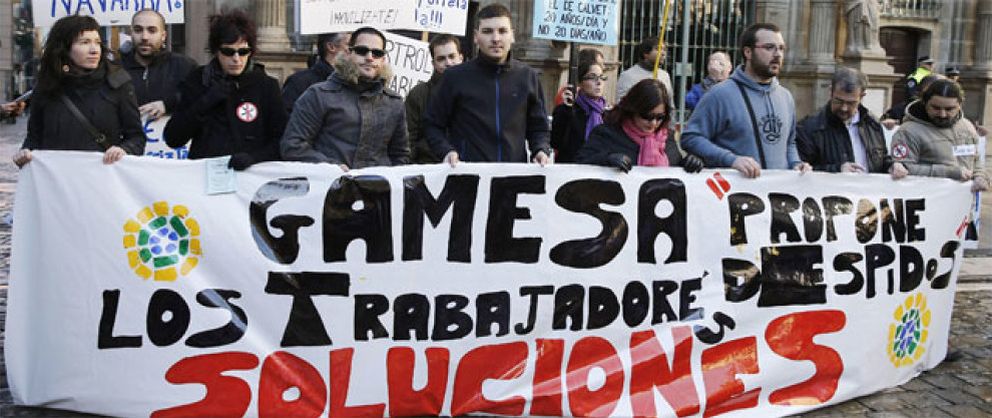 Foto: Gamesa pierde 640 millones en 2012 por un gasto de reestructuración para cumplir su plan