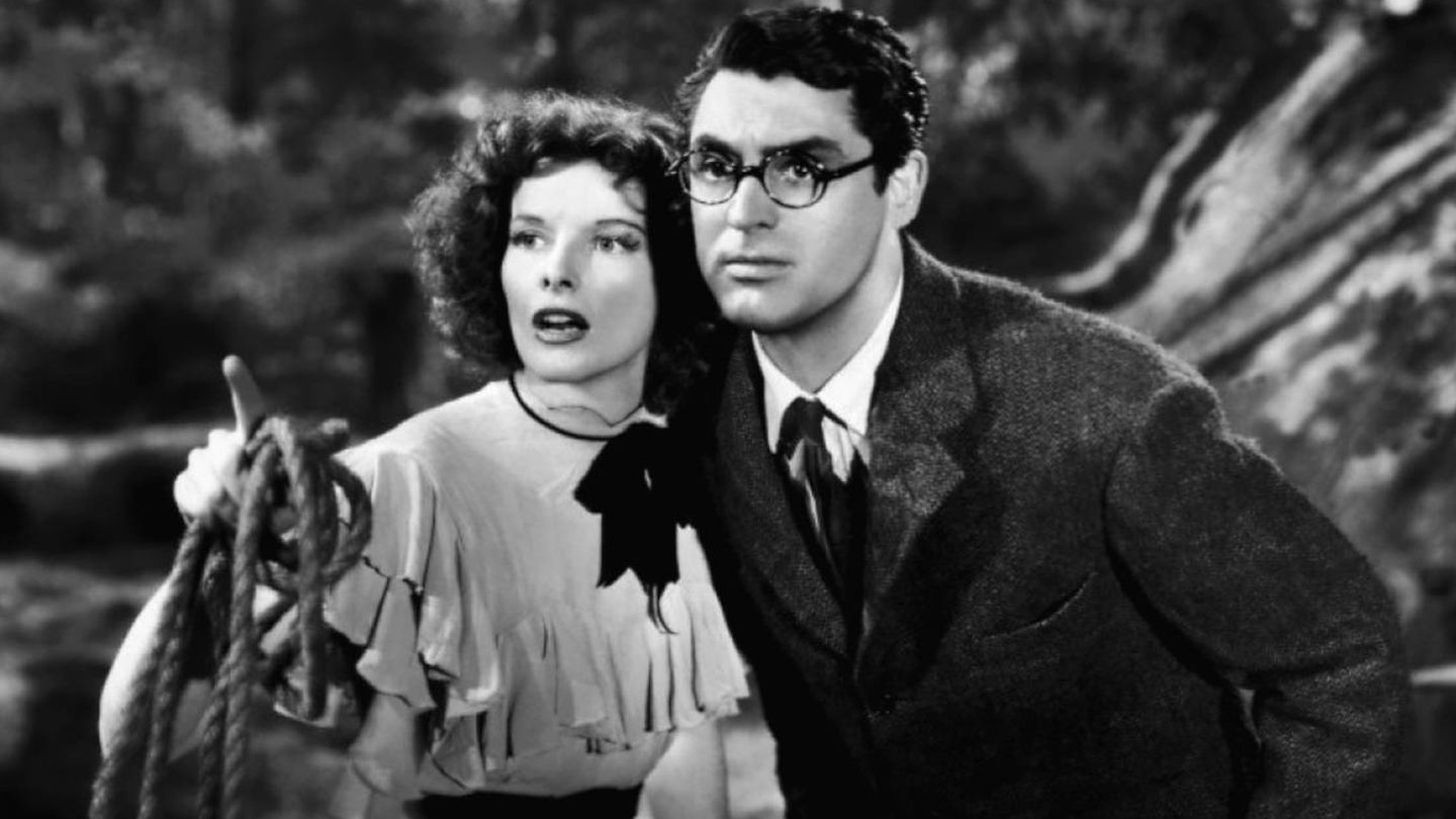 'La fiera de mi niña', con Cary Grant y Katharine Hepburn. (Cortesía)