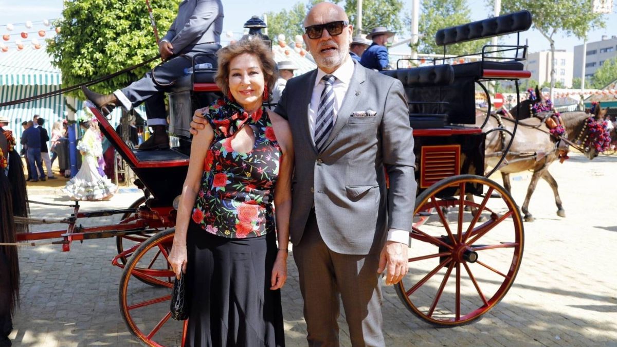 Los planes de Ana Rosa Quintana y su marido, Juan Muñoz, en la Feria de Abril de Sevilla