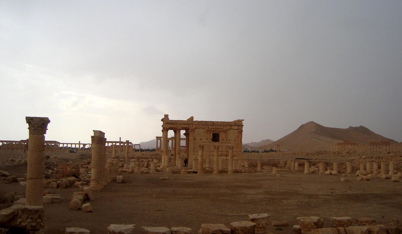 Imagen del templo de Baal Shamin (Reuters)