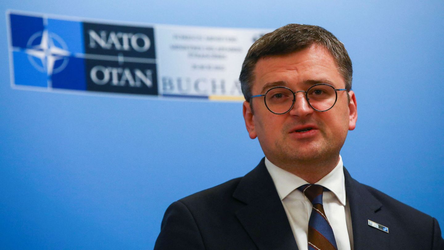 El ministro de Exteriores Dmytro Kuleba. (Reuters/Stoyan Nenov)