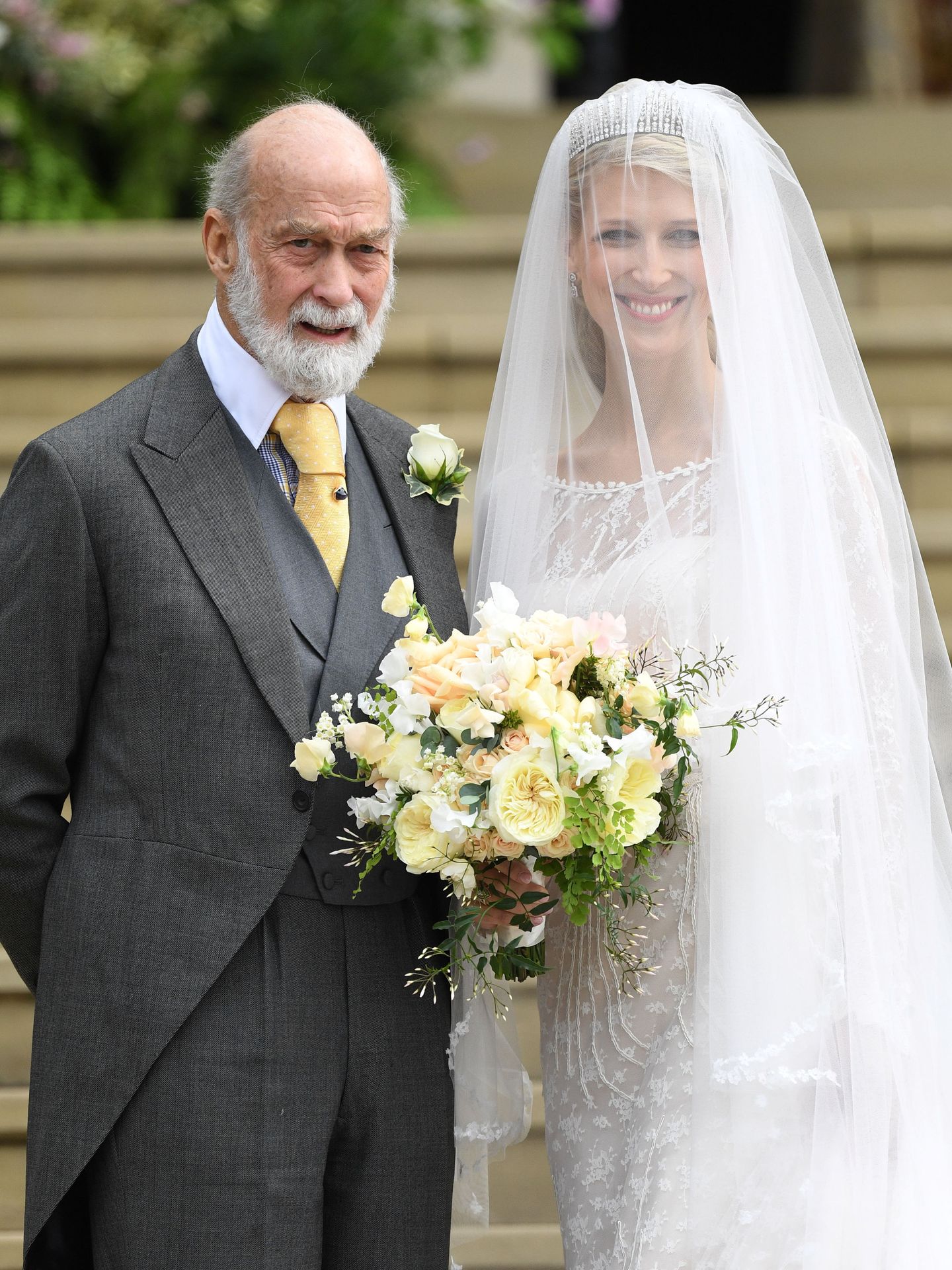 El príncipe Michael de Kent, en la boda de su hija Gabriella. (Reuters)