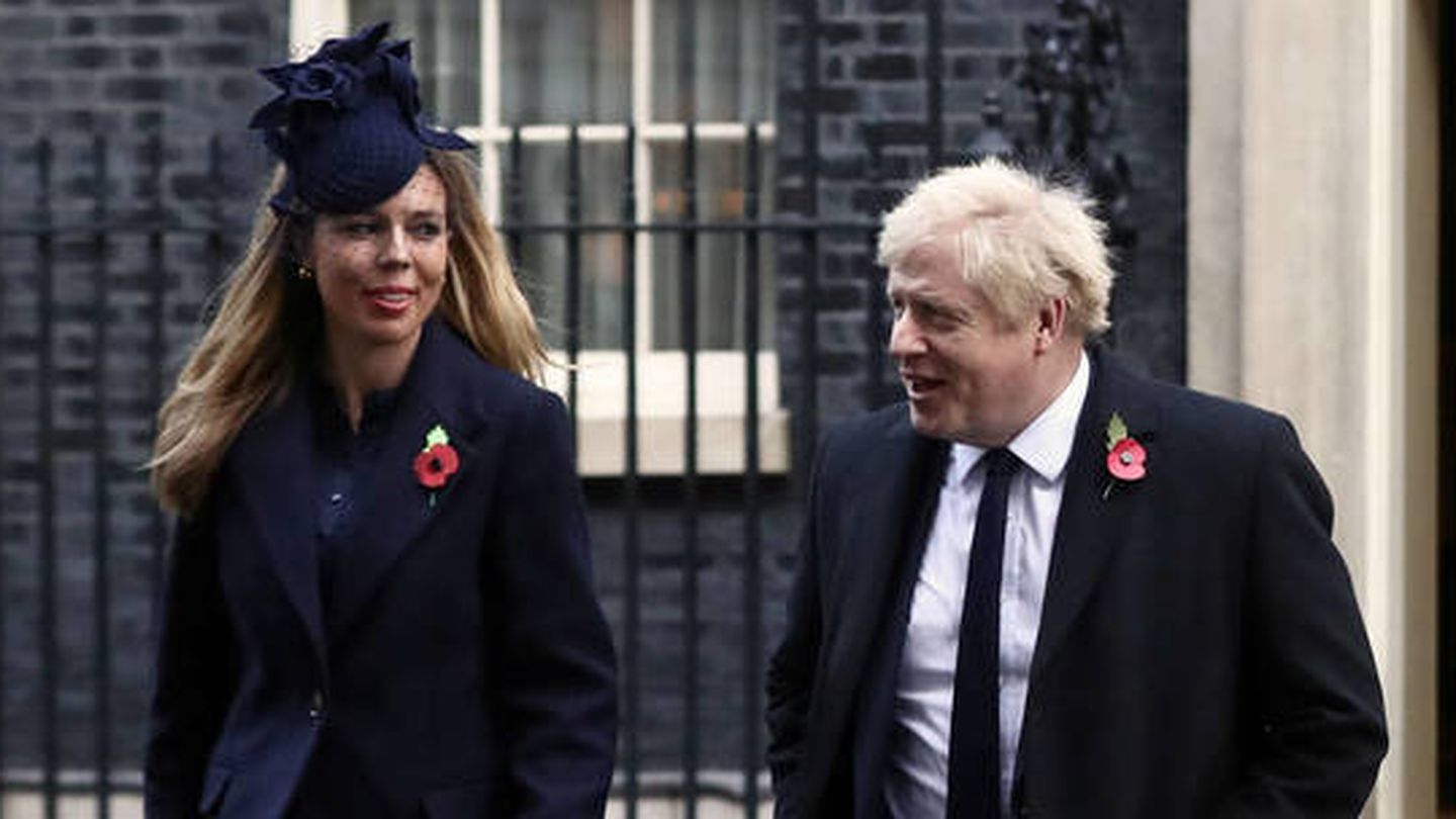  Boris Johnson y su novia, Carrie Symonds. (Reuters)