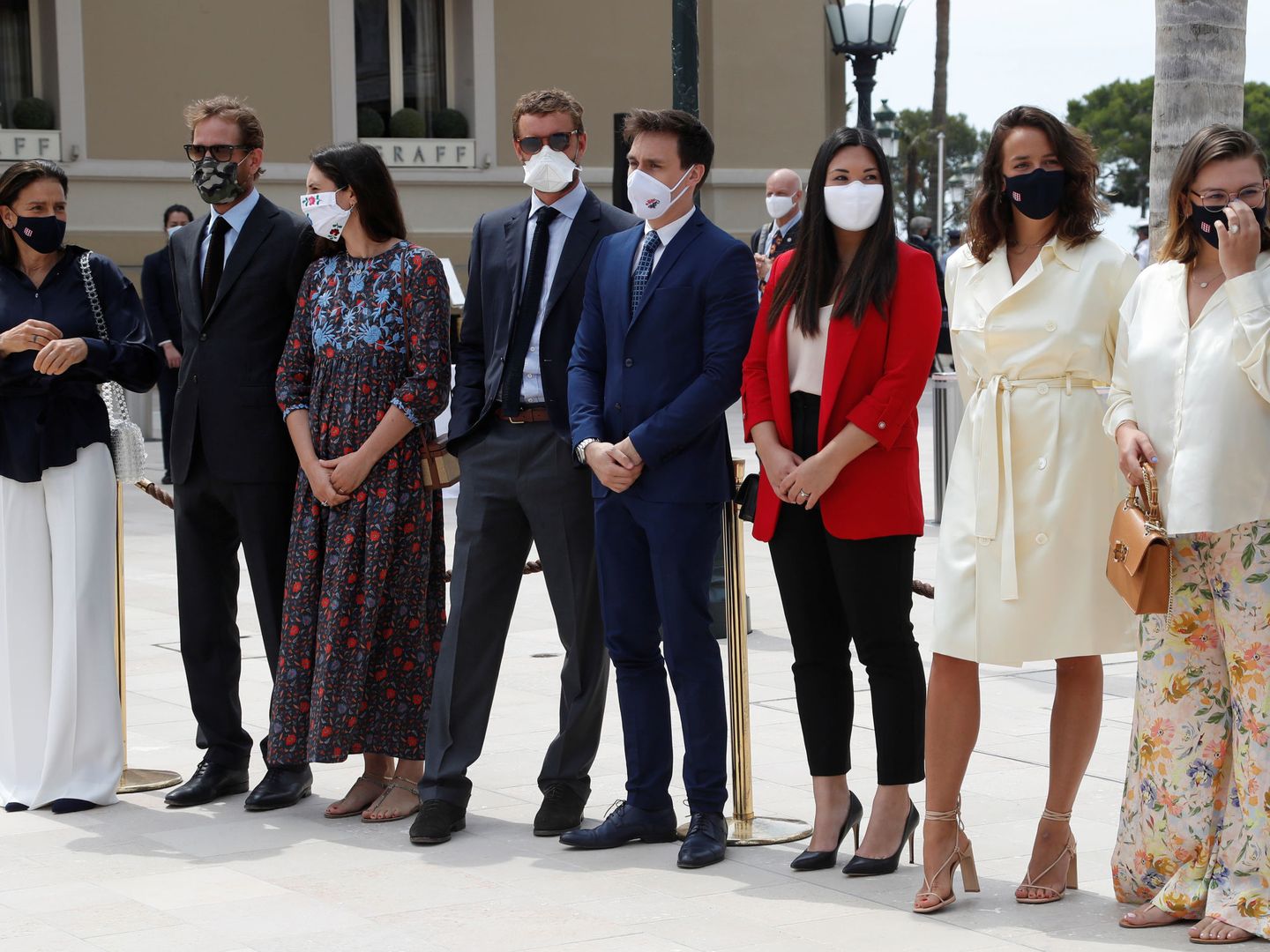 Parte de la familia Grimaldi reunida en Mónaco. (Reuters)