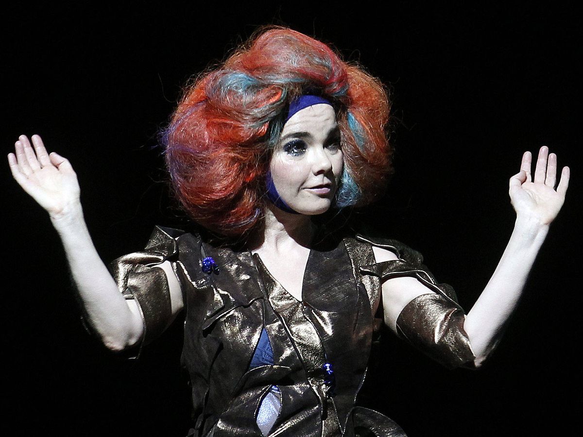 Foto: Björk, en el festival Lollapallooza. (EFE)