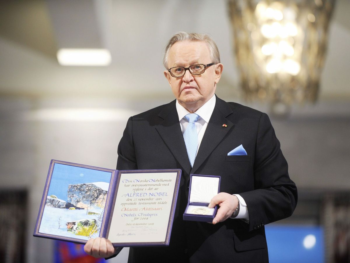 Foto: El expresidente de Finlandia y premio Nobel de la Paz Martti Ahtisaari. (Europa Press/DPA/Martti Kainulainen/Lehtikuva)