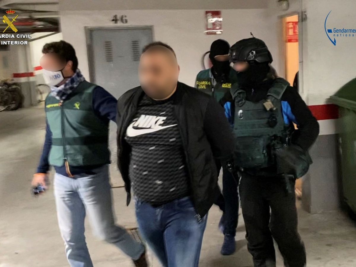 Foto: El líder de la red de narcotráfico fue detenido en Marbella. (Guardia Civil)
