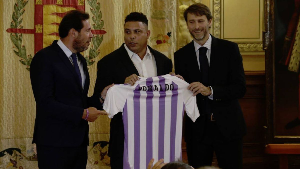 Ronaldo, nuevo máximo accionista del Valladolid, echa el primer piropo a la afición