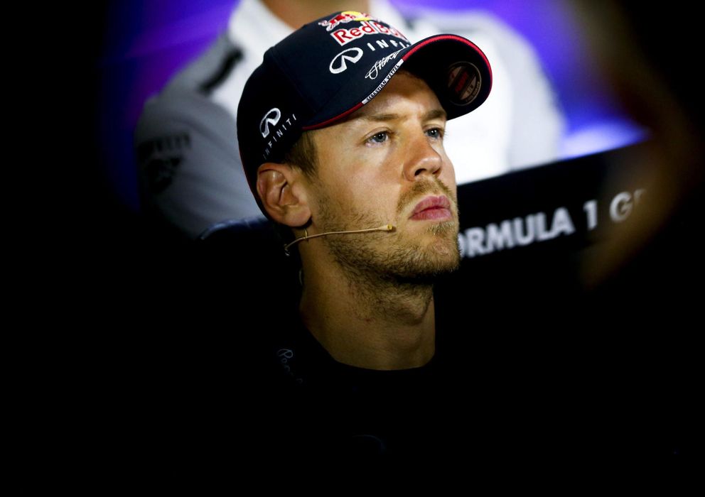 Foto: Sebastian Vettel, en la rueda de prensa de la FIA en Montmeló. (EFE)