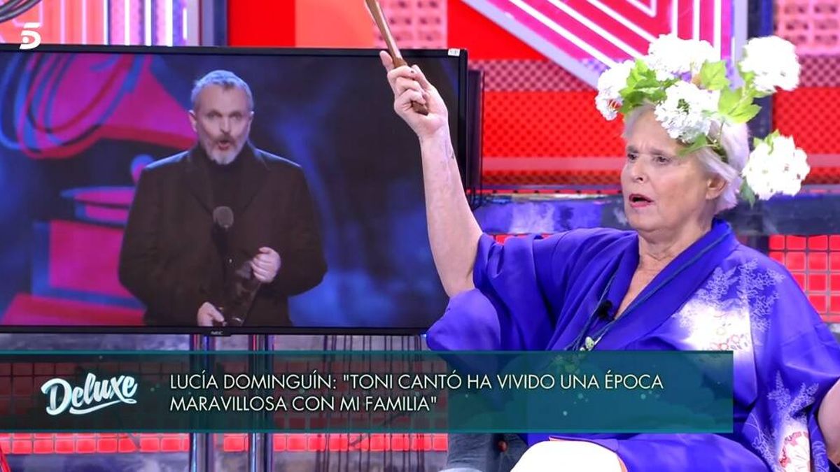 Lucía Dominguín se pronuncia sobre el rumor de Miguel Bosé y Toni Cantó: "Se atraen"