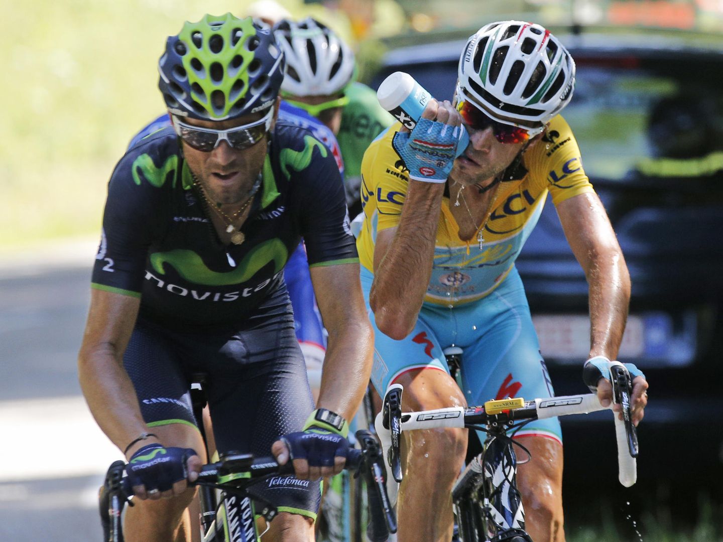 Nibali destaca a Valverde como su gran rival (AP Photo/Christophe Ena).
