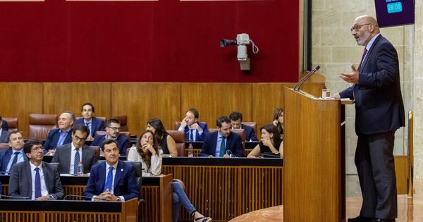 Foto: Debate de las enmiendas a la totalidad de los presupuestos andaluces 2019 en Parlamento. (EFE)