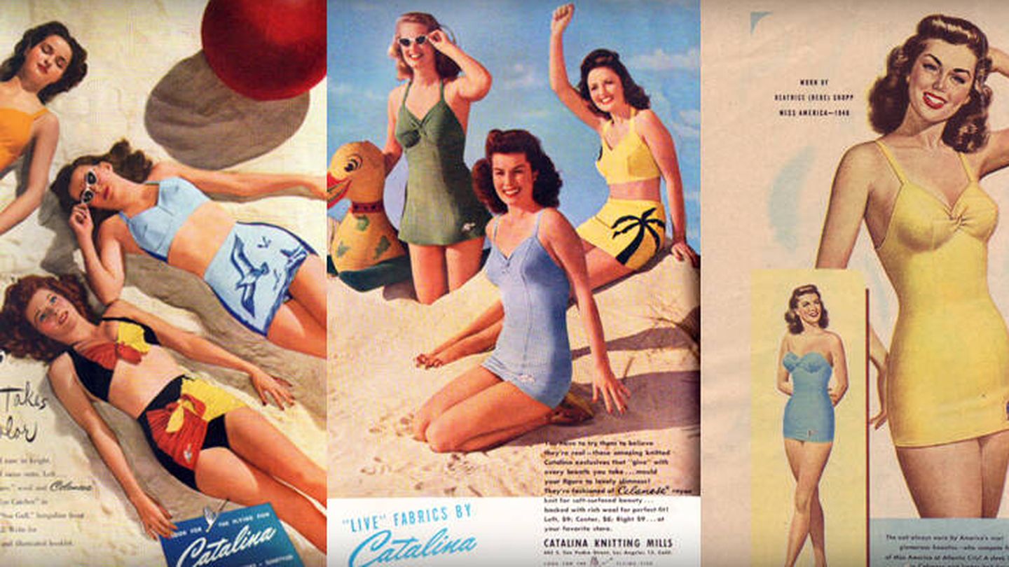 Publicidad de la marca de ropa de baño 'Catalina'. (Wikipedia)