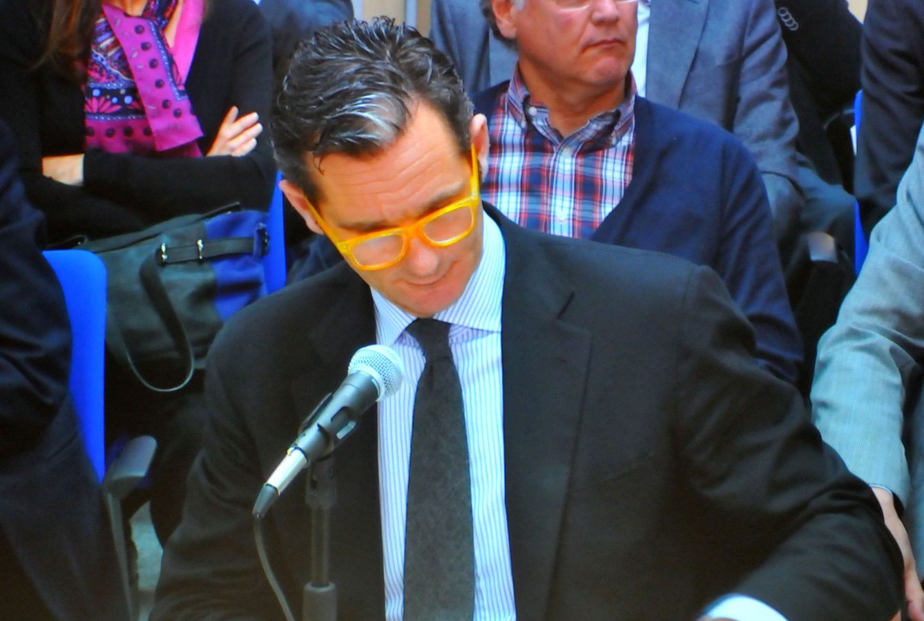 Iñaki Urdangarin durante su declaración (Gtres)