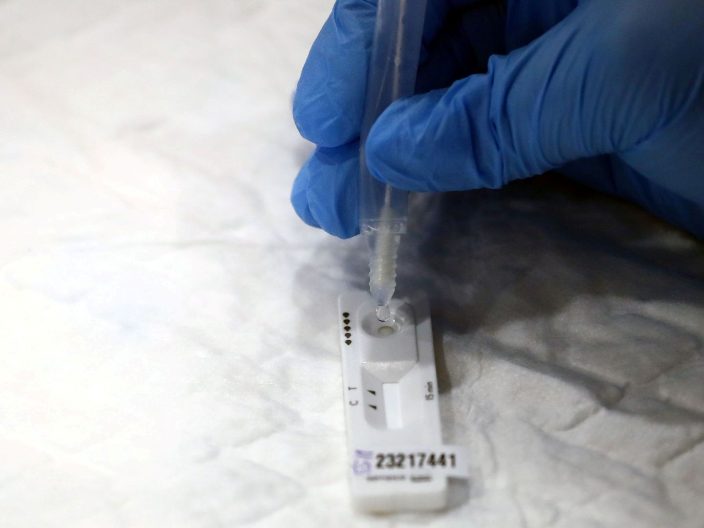 Test de antígenos en Madrid. (Reuters) 