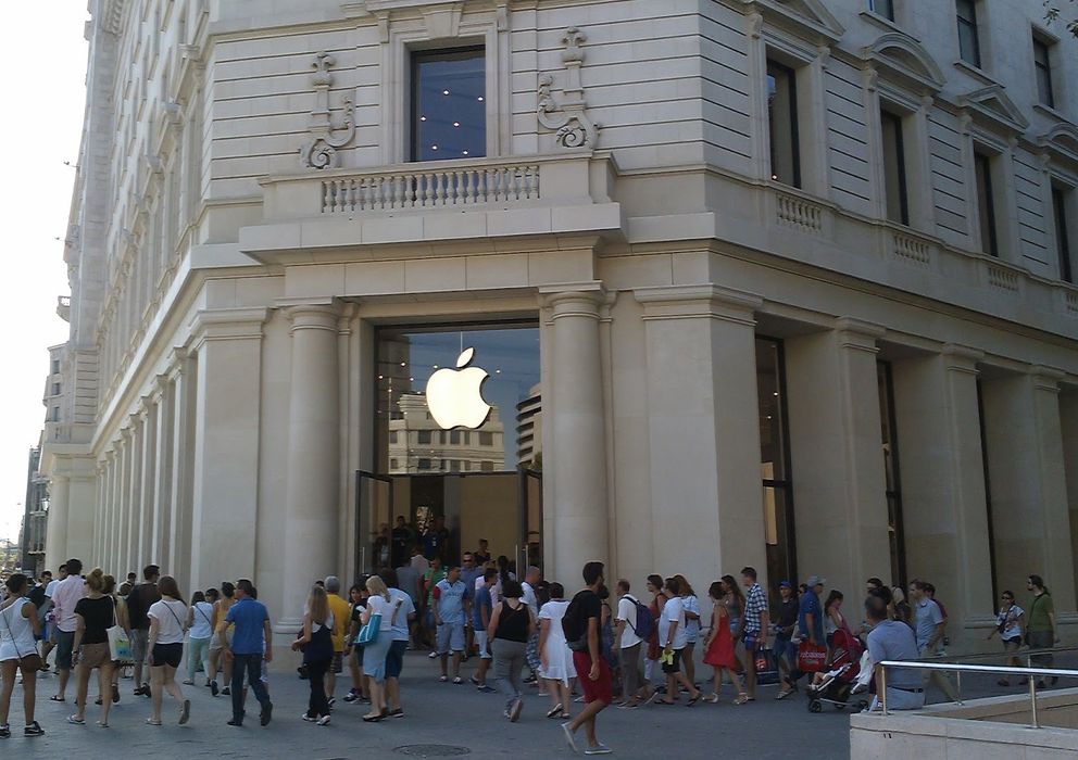 Foto: Tienda Apple en el Paseo de Gracia de Barcelona