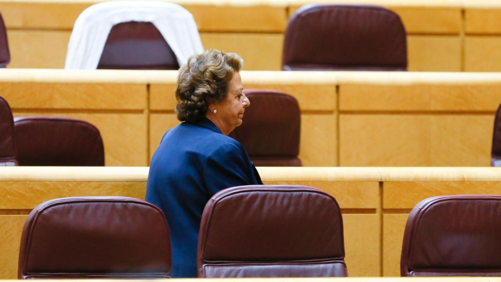 Foto: Rita Barberá en un pleno del Senado. (Efe)