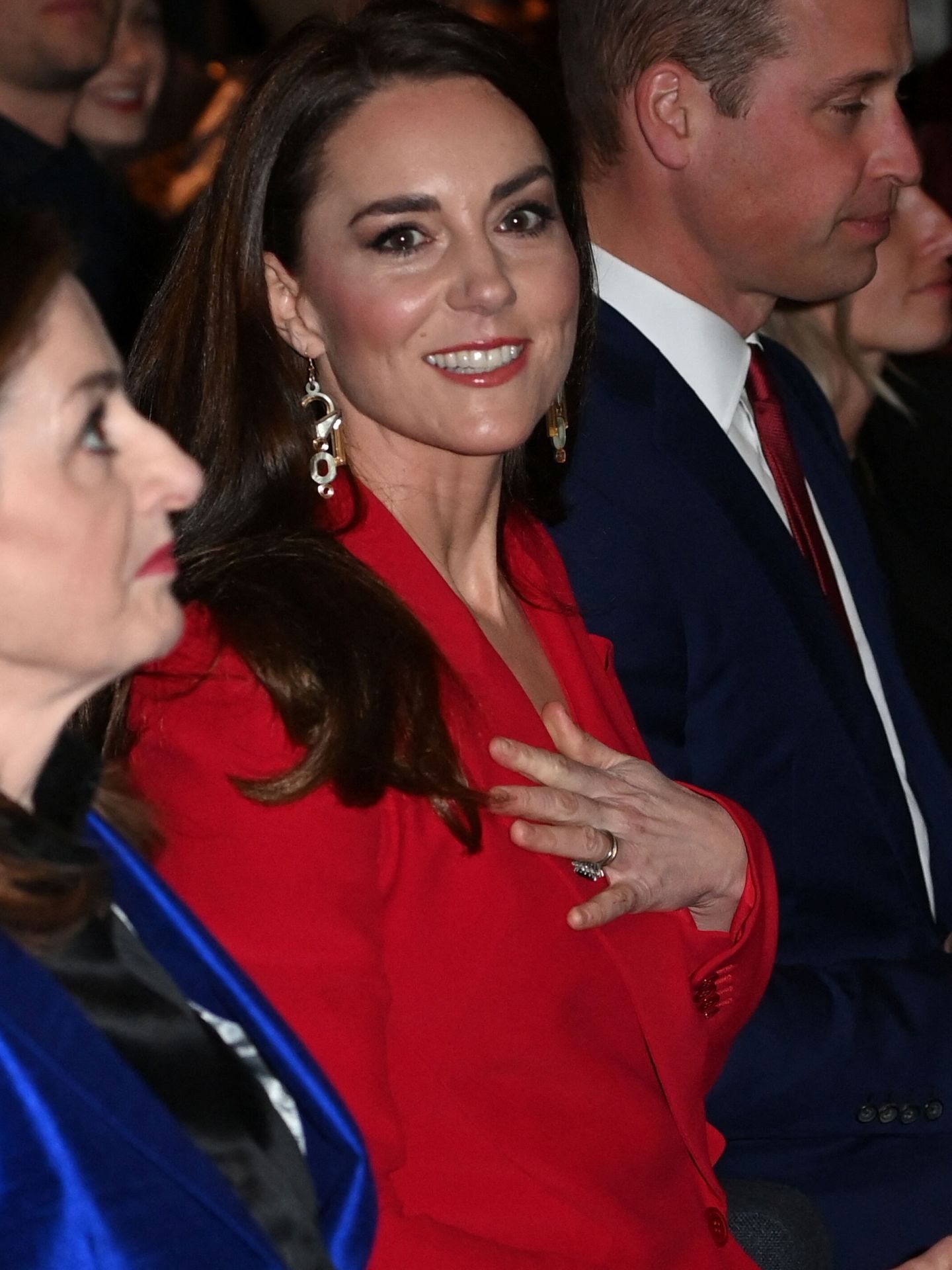 Kate Middleton, durante el acto de presentación. (Reuters/Pool/Eddie Mulholland)