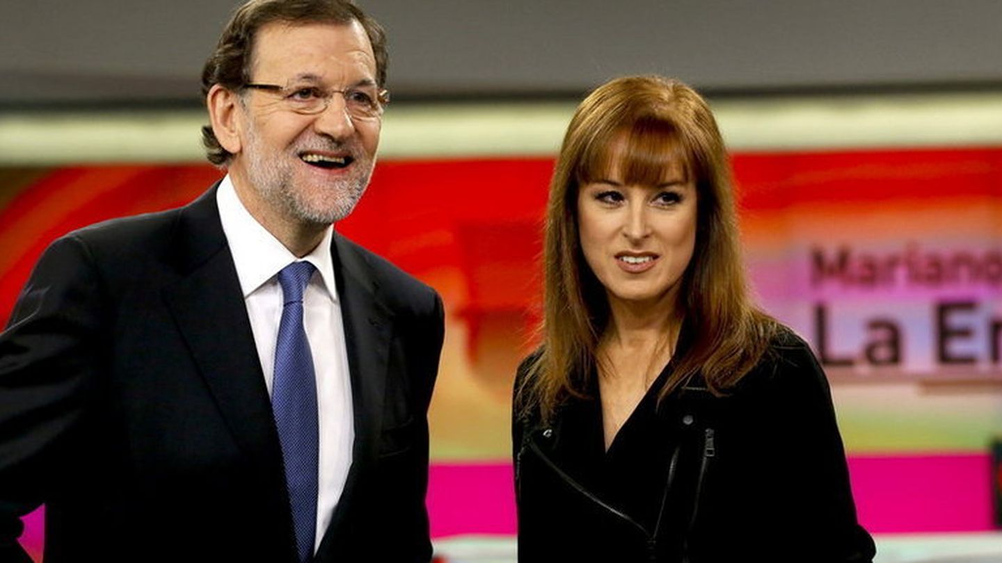Mariano Rajoy y Gloria Lomana en la entrevista realizada en Antena 3